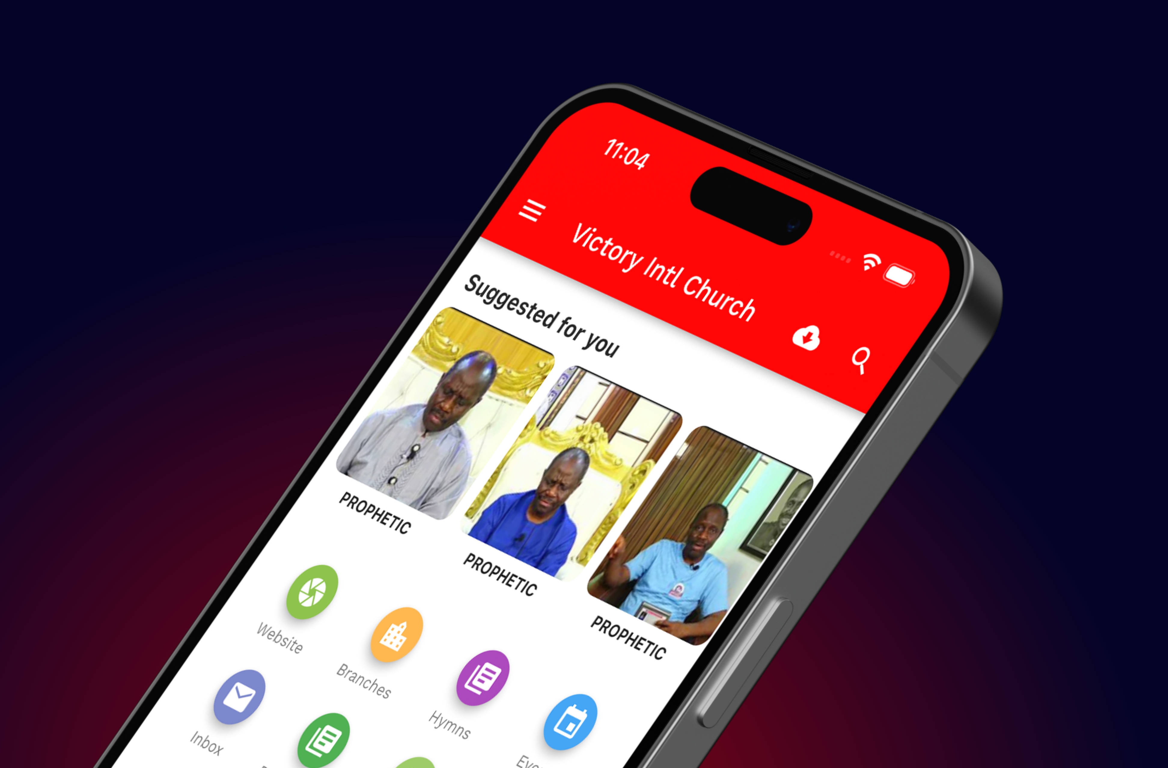 Victory International Church mobile app